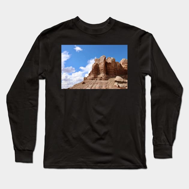 Red Rocks and Sky Long Sleeve T-Shirt by somekindofguru